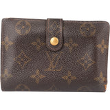 Louis Vuitton Canvas Monogram Compact Clip Wallet