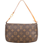 Louis Vuitton Canvas Monogram Pochette Accessoire Handbag - vintageandkickz
