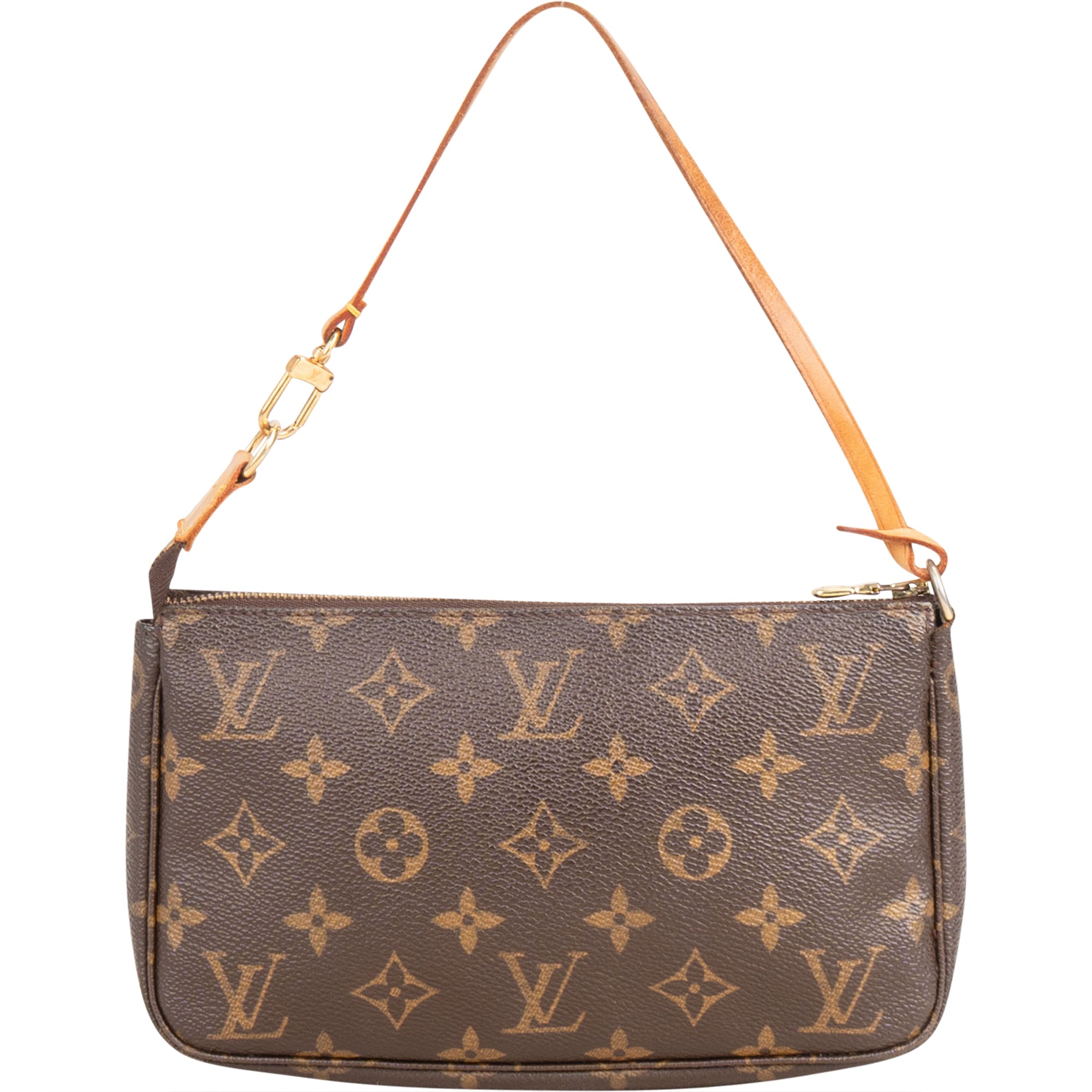 Louis Vuitton Canvas Monogram Pochette Accessoire Handbag - vintageandkickz