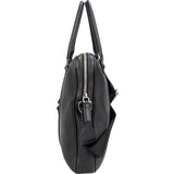 Prada Black Swift Leather Business Handbag