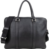 Prada Black Swift Leather Business Handbag