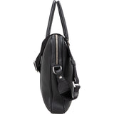 Prada Black Swift Leather Business Handbag