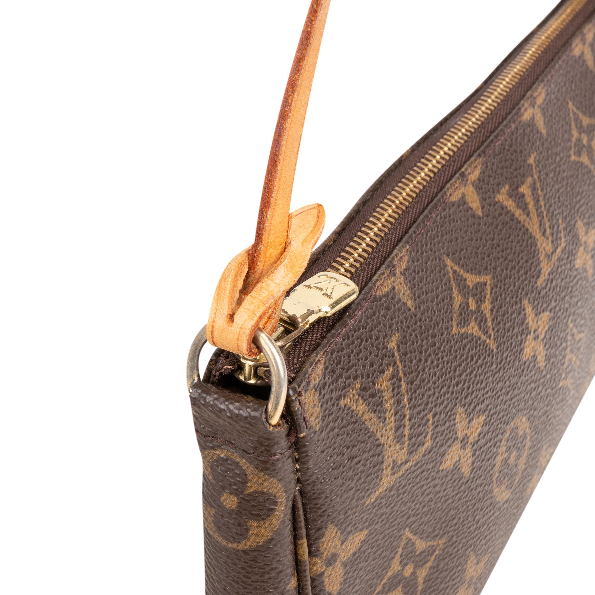 Louis Vuitton Canvas Monogram Pochette Accessoire Handbag - vintageandkickz