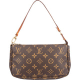 Louis Vuitton Canvas Monogram Pochette Accessoire Handbag