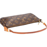 Louis Vuitton Canvas Monogram Pochette Accessoire Handbag