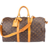 Louis Vuitton Canvas Monogram Keepall 45 Bandouliere