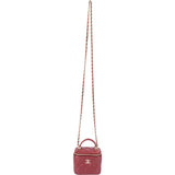 Chanel Quilted Lambskin Mini Vanity Handbag