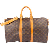 Louis Vuitton Canvas Monogram Keepall 45 Bandouliere