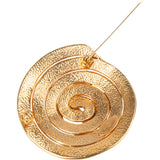 Chanel Golden CC Helix Brooch