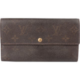 Louis Vuitton Canvas Monogram Sarah Wallet