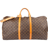 Louis Vuitton Canvas Monogram Keepall 60 Bandouliere