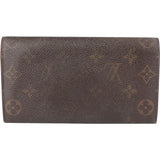 Louis Vuitton Canvas Monogram Sarah Wallet