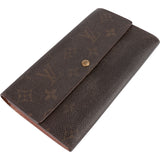 Louis Vuitton Canvas Monogram Sarah Wallet