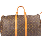 Louis Vuitton Canvas Monogram Keepall 55