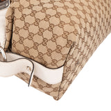 Gucci GG Monogram Heavy Bamboo Handbag
