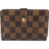 Louis Vuitton Damier Ebene Monogram Compact Clip Wallet