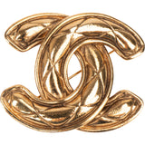 Chanel Golden CC Brooch