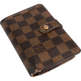 Louis Vuitton Damier Ebene Monogram Compact Clip Wallet