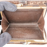 Louis Vuitton Damier Ebene Monogram Compact Clip Wallet