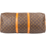 Louis Vuitton Canvas Monogram Keepall 50 Bandouliere