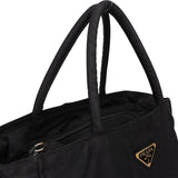 Prada Black Nylon Triangle Handbag