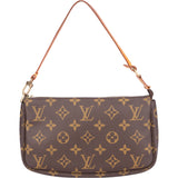 Louis Vuitton Canvas Monogram Pochette Accessoire Handbag