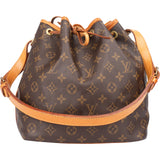 Louis Vuitton Canvas Monogram Sac Noe Petit Shoulder Bag