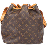Louis Vuitton Canvas Monogram Sac Noe Petit Shoulder Bag
