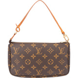 Louis Vuitton Canvas Monogram Pochette Accessoire Handbag