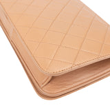 Chanel Quilted Lambskin 24K Gold Single Flap Shoulder Bag