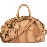 Prada Cervo Patch Leather Rodeo Handbag