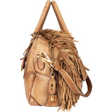 Prada Cervo Patch Leather Rodeo Handbag