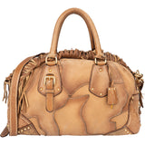 Prada Cervo Patch Leather Rodeo Handbag