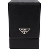 Prada Black Saffiano Leather Triangle Etui