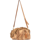 Prada Cervo Patch Leather Rodeo Handbag