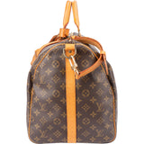 Louis Vuitton Canvas Monogram Keepall 55 Bandouliere