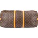 Louis Vuitton Canvas Monogram Keepall 55 Bandouliere