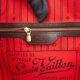 Louis Vuitton Damier Ebene Monogram Neverfull MM Shopper Handbag