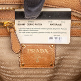 Prada Cervo Patch Leather Rodeo Handbag