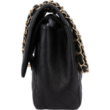 Chanel Quilted Caviar Leather Jumbo Double Flap Crossbody Bag