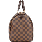 Louis Vuitton Damier Ebene Monogram Speedy 30 Handbag