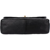Chanel Quilted Caviar Leather Jumbo Double Flap Crossbody Bag