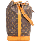 Louis Vuitton Canvas Monogram Sac Noe Grande Shoulder Bag