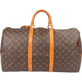 Louis Vuitton Canvas Monogram Keepall 50