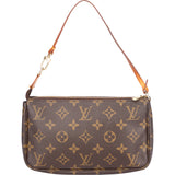 Louis Vuitton Canvas Monogram Pochette Accessoire Handbag