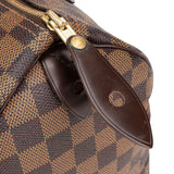 Louis Vuitton Damier Ebene Monogram Speedy 30 Handbag