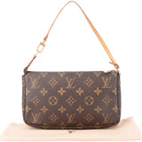 Louis Vuitton Canvas Monogram Pochette Accessoire Handbag