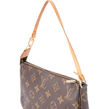 Louis Vuitton Canvas Monogram Pochette Accessoire Handbag