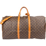 Louis Vuitton Canvas Monogram Keepall 60 Bandouliere