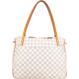 Louis Vuitton Damier Azur Monogram Figheri GM Shoulder Bag